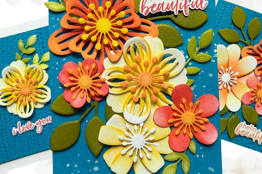 Bold Ink Blended Friendship Blooms