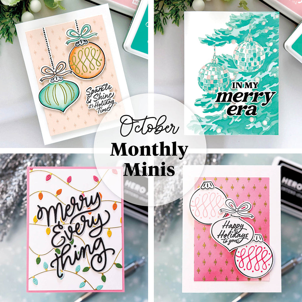 Monthly Minis Inspiration for October 2025 Hero Studio