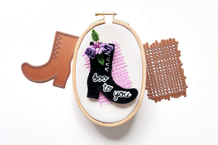 Step into Magic: Felt Witch Boot, 54-1562, 54-1344, S6-264