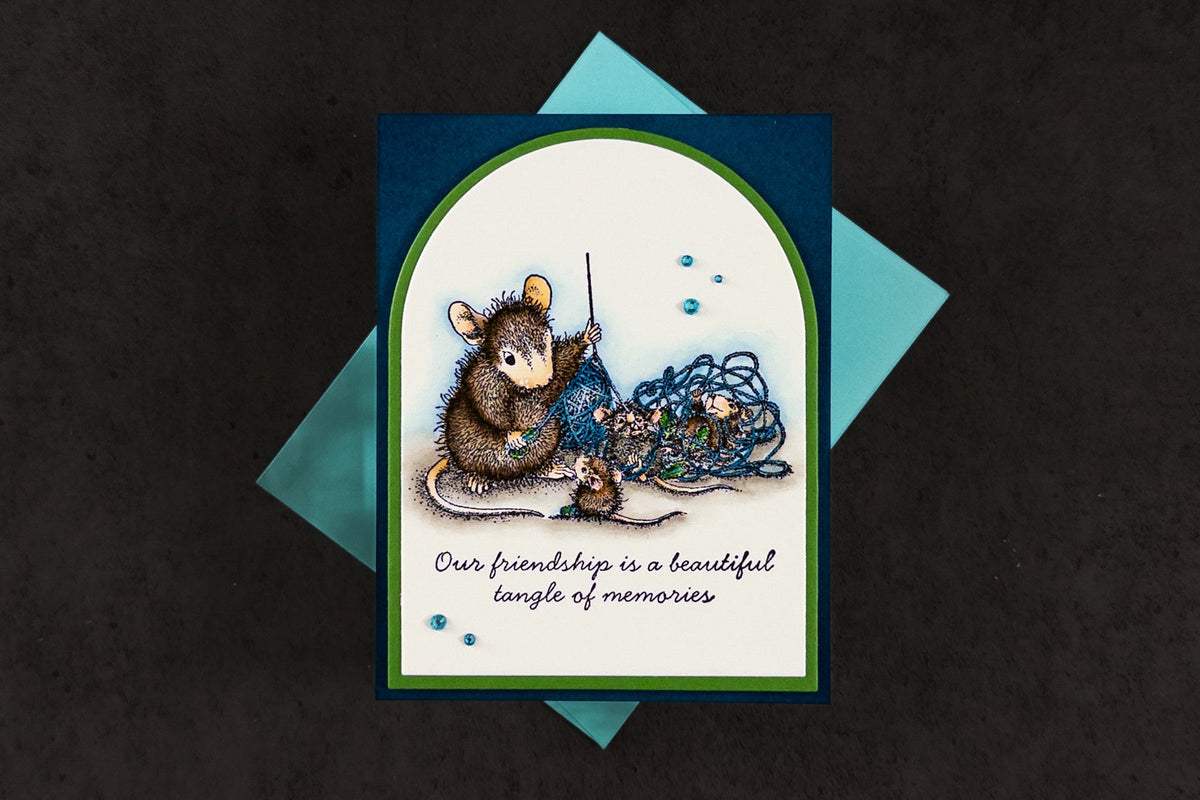 How to Make a Watercolored House-Mouse Friendship Card, Supplies: RSC-080, S5-526