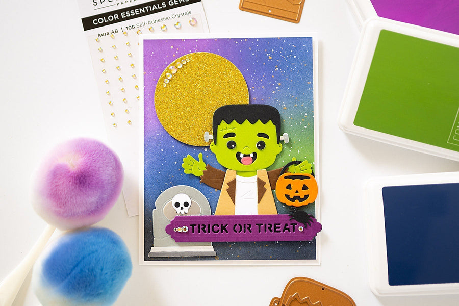 Create a Spooky Scene with Frank from Simon Hurley Halloween Hugs, S5-770, S4-1280