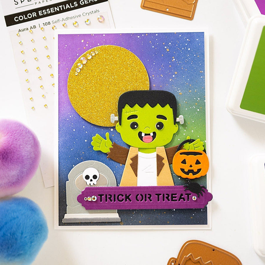 Create a Spooky Scene with Frank from Simon Hurley Halloween Hugs, S5-770, S4-1280