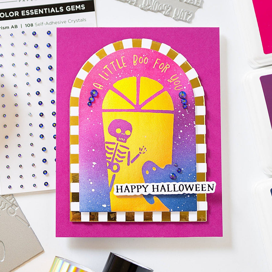 Ghoulish Greetings Tutorial with Hot Foiling and Ink Blending, BP-384, S5-526, S5-743