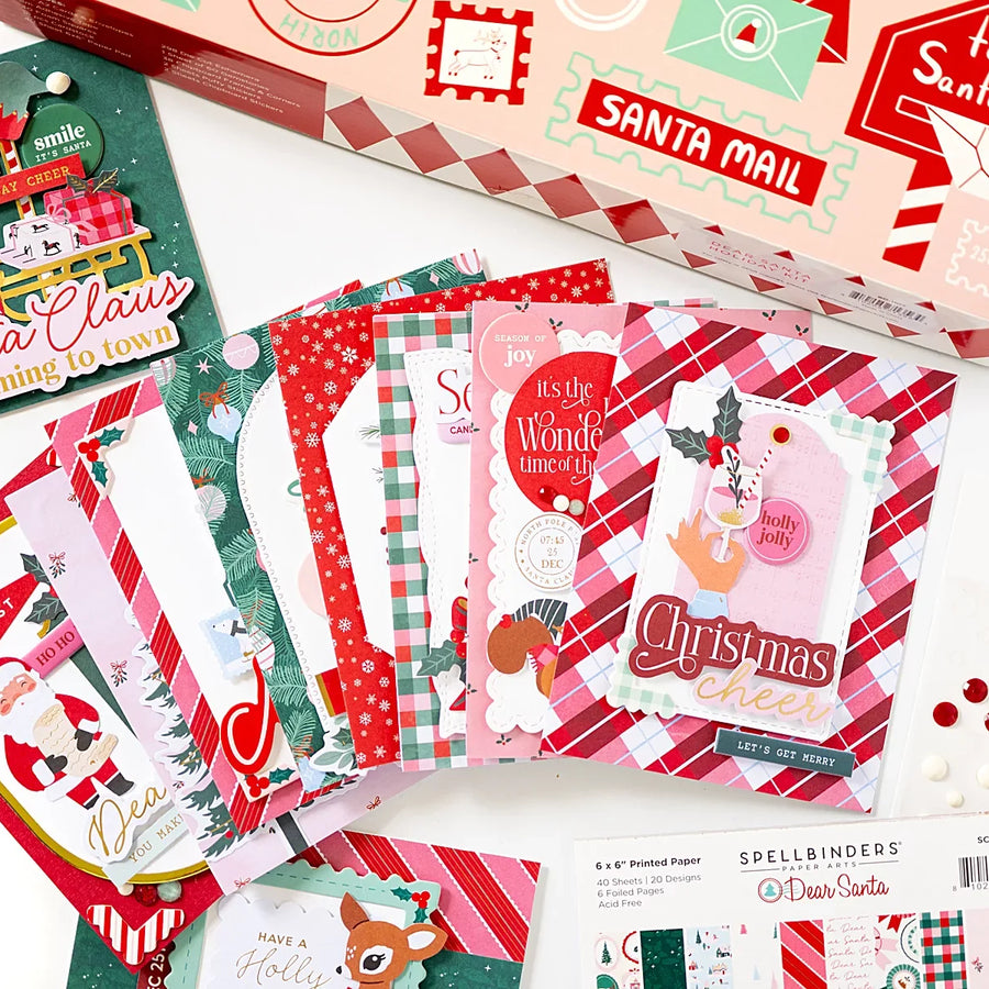 10 Christmas Card Ideas with the Dear Santa Holiday Kit