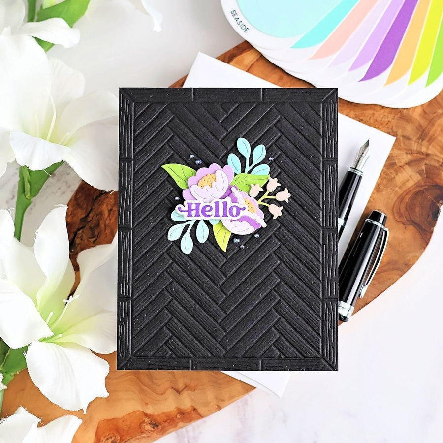 SIMPLE FLORAL SCENE WITH MUST-HAVE SENTIMENTS, BP-390, S3-573, E3D-183 