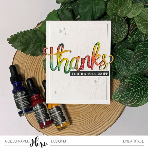 A Blog Named Hero - Embossing Challenge