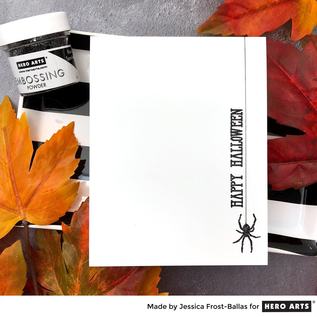 Accents with Embossing Powders