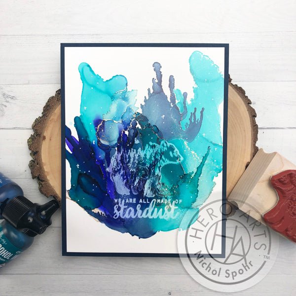 Alcohol Lift Ink with Celebrate Earth Bears