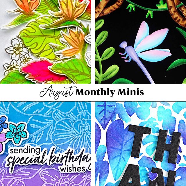August Monthly Minis Inspiration