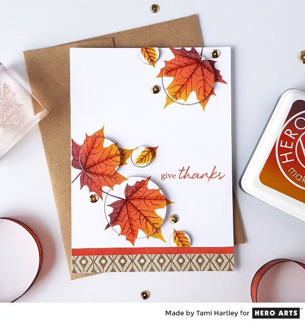 Autumn Ombré + Die Cut Spotlighting