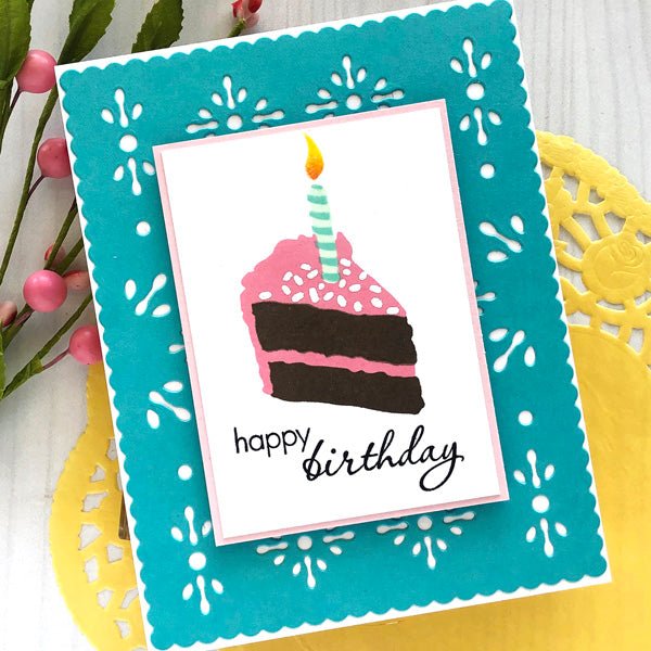 Birthday Cake Layering