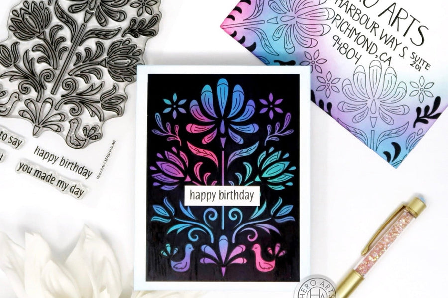 Blackout Coloring + Matching Envelope Art