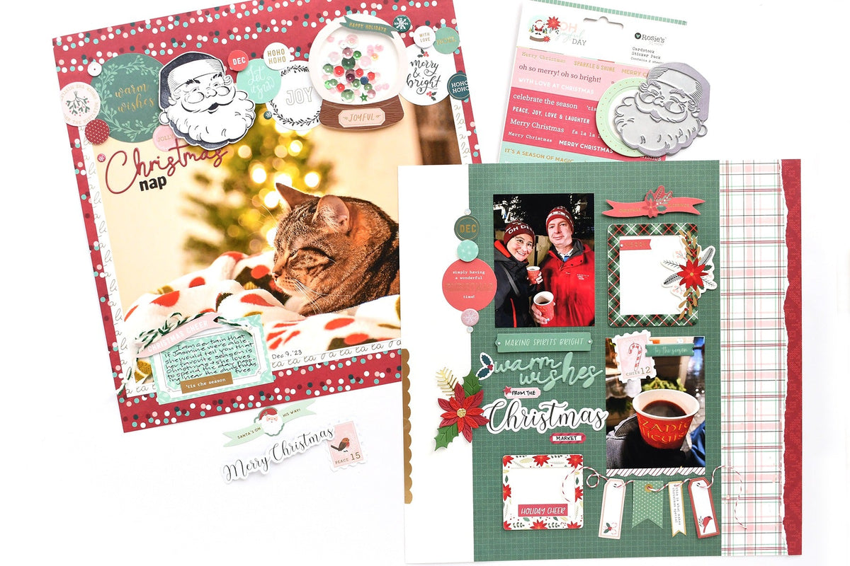 Oh Joyful Day Scrapbook Layouts With Suzanna