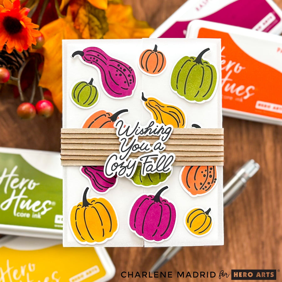 Cozy Fall Gatefold Card with Pick of the Patch