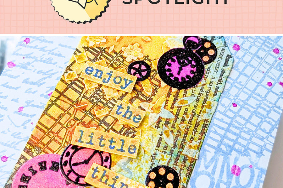 In The Spotlight: Mixed Textures Clear Stamp Set