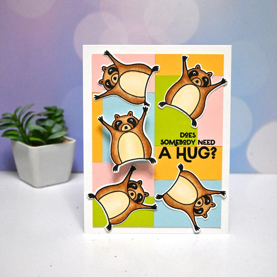 VIDEO: Interactive Wobble Raccoon Card