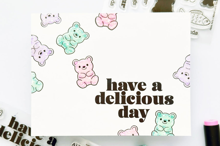 Video: DIY Glossy Candy-Coated Card Technique