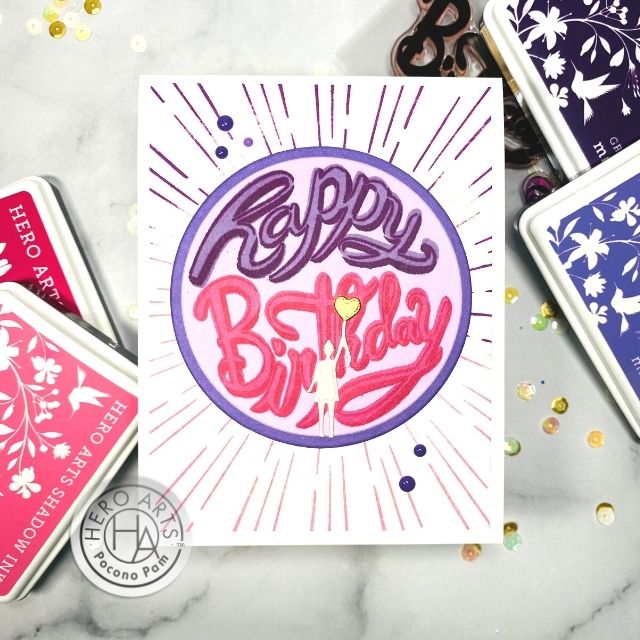 Color Layering Happy Birthday