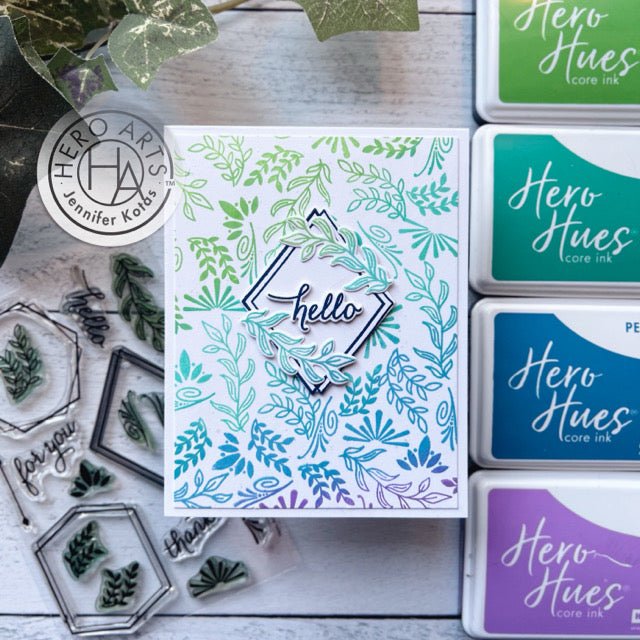 Create a Background Using Smaller Stamps