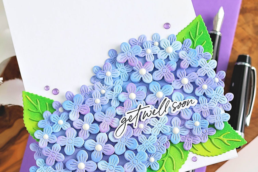 Layered Hydrangeas by Michelle Short for Hero Arts
