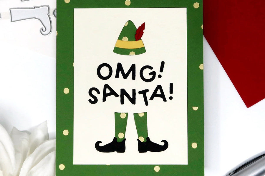 Hot Foil Meets Holiday Fun with the Sassy Elf Die