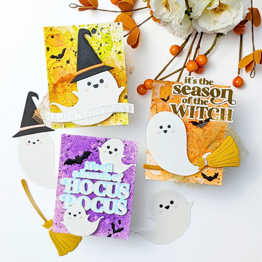 VIDEO: Boo to You! Mixed Media ATC's