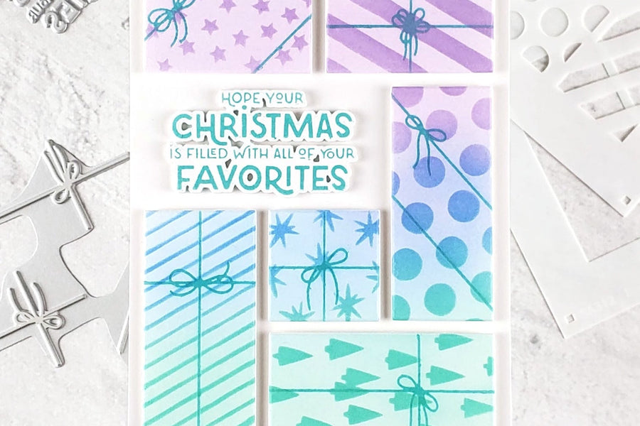 Wrap It Up with a Pretty Pastel Christmas Card