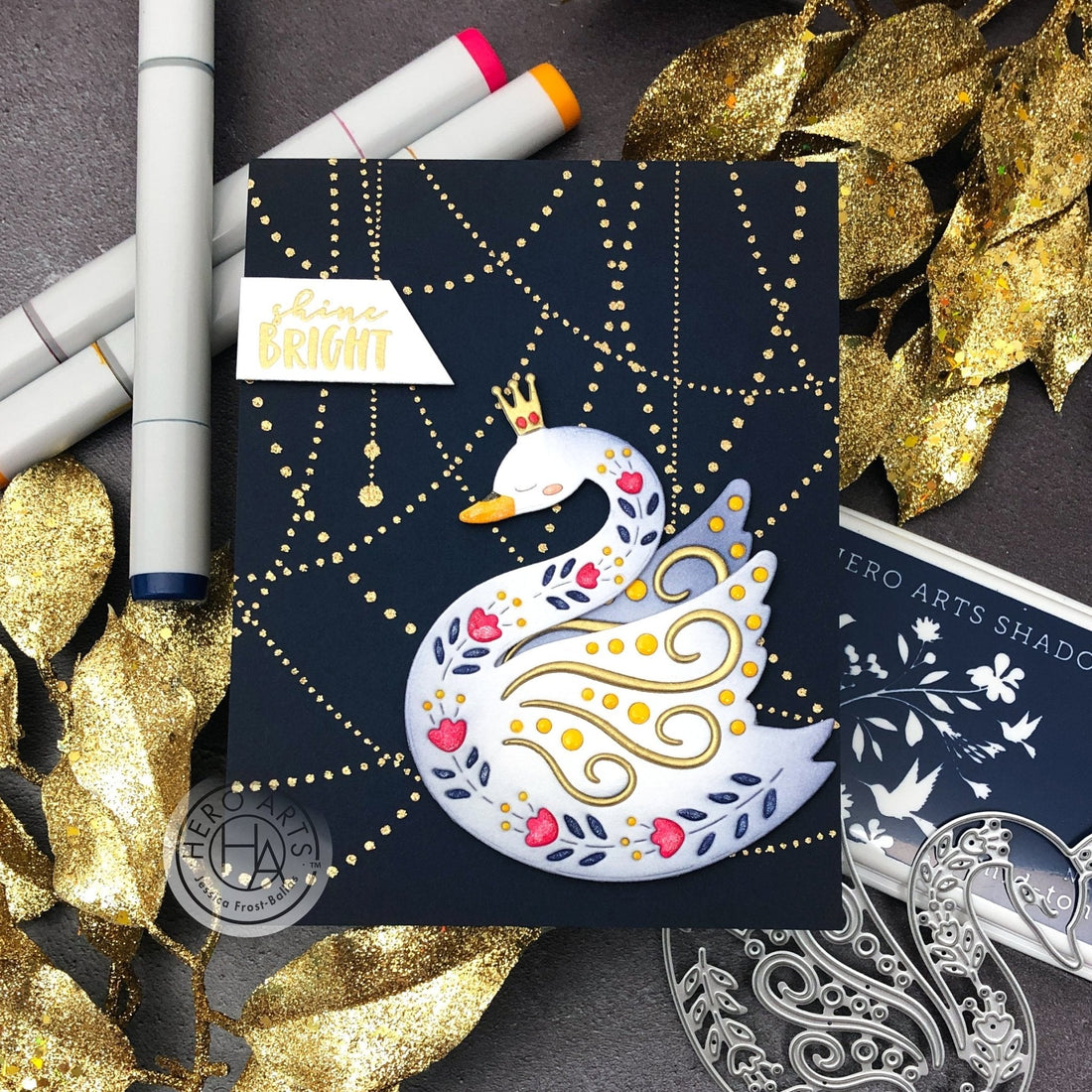 Die-Cut Inlaying with Fancy Dies