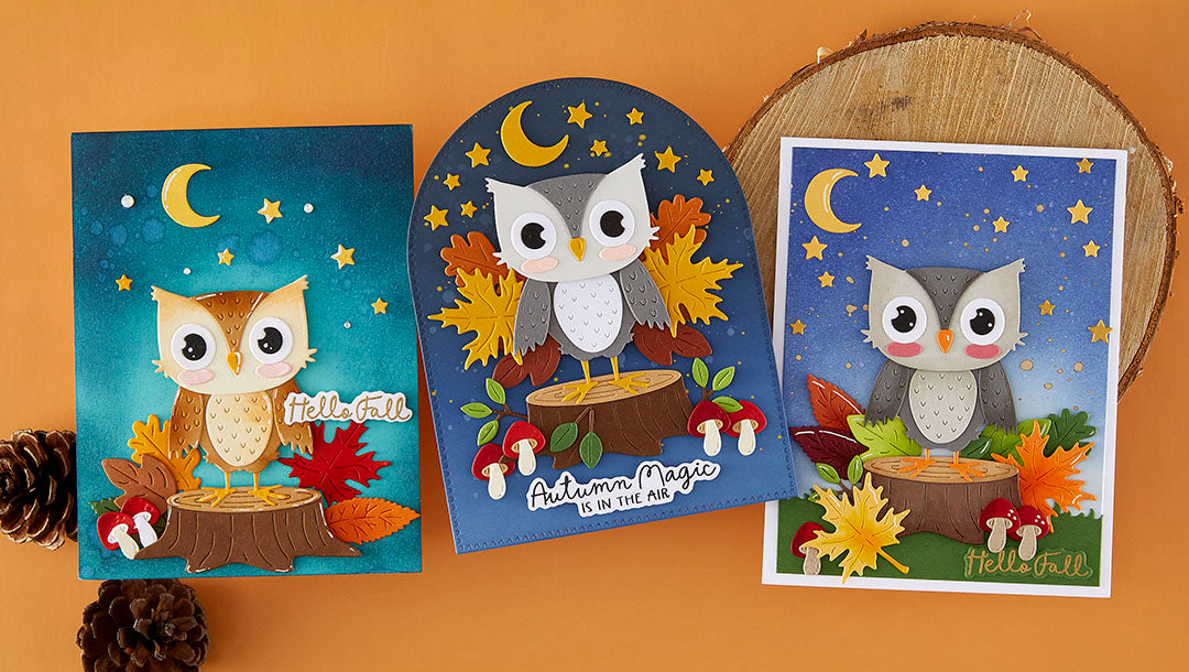 September 2026 Small Die of the Month Preview & Tutorials – Owl Be There