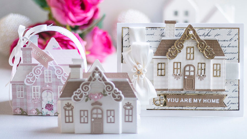 July 2021 Amazing Paper Grace Die of the Month is Here – Pop Up 3D Vignette Home Sweet Home