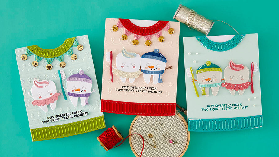 October 2026 Stitching Die of the Month Preview & Tutorials – All I Want Ugly Sweater