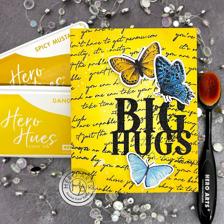 Easy Mixed Media Encouragement Card