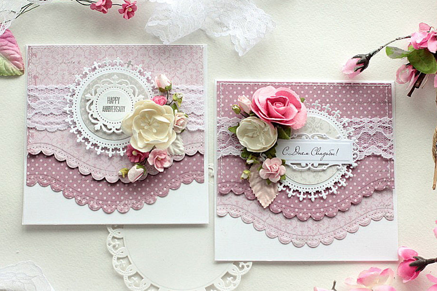 Layered Curved Borders with Your Cards