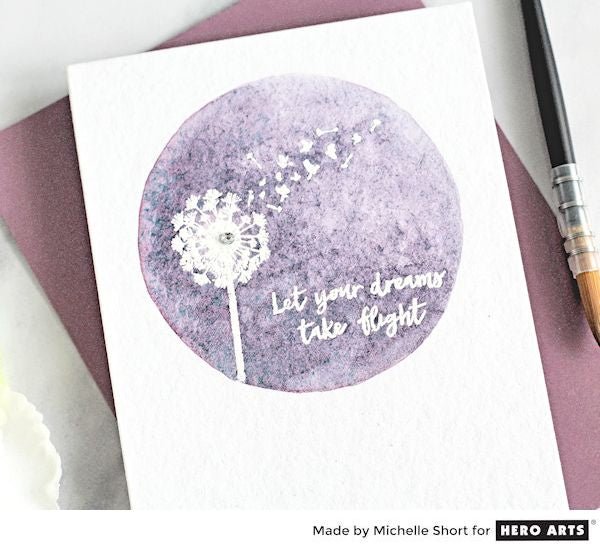 Emboss Resist With Watercolor