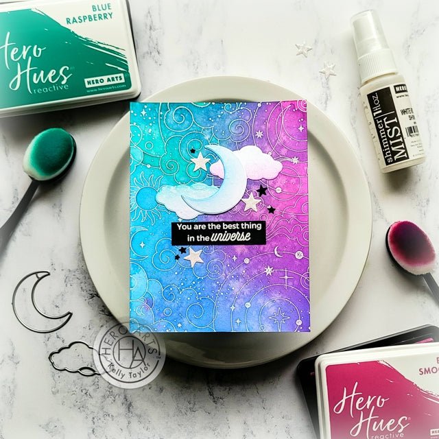 Fast and Easy Watercolor Resist with Reactive Inks