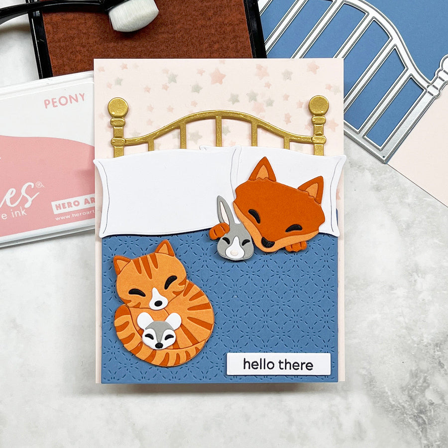 Die Cut a Cozy Scene