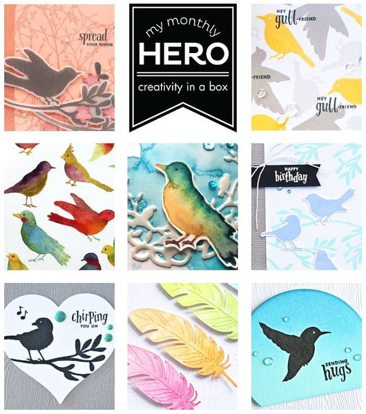 February My Monthly Hero is Here! + a Giveaway! - Hero Arts