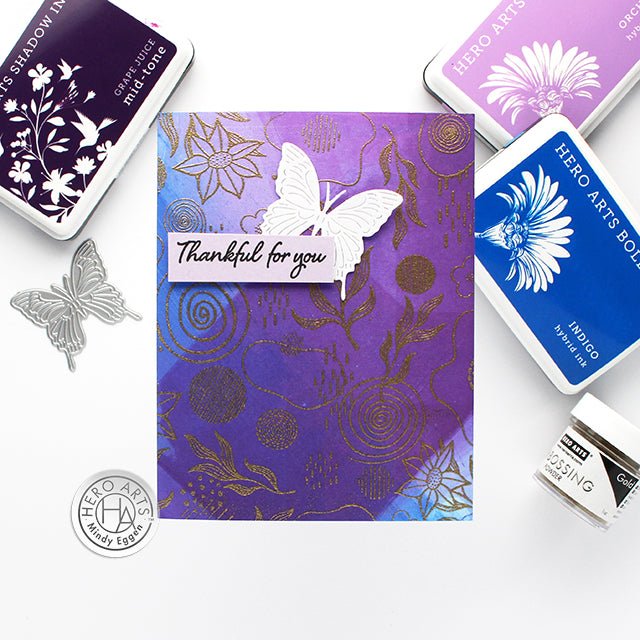 Flowers & Swirls Brayered Background