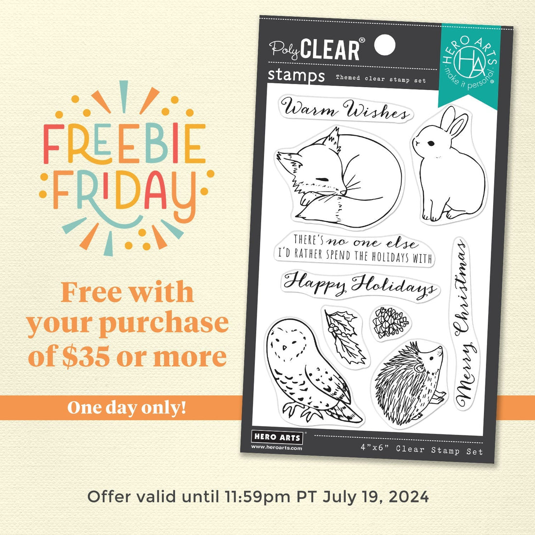 Freebie Friday is Here – Claim Your Free Stamp Set!