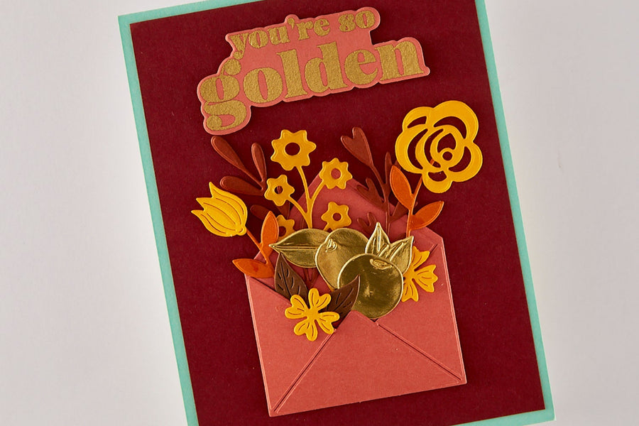 Fresh Take: Autumn Floral Envelope