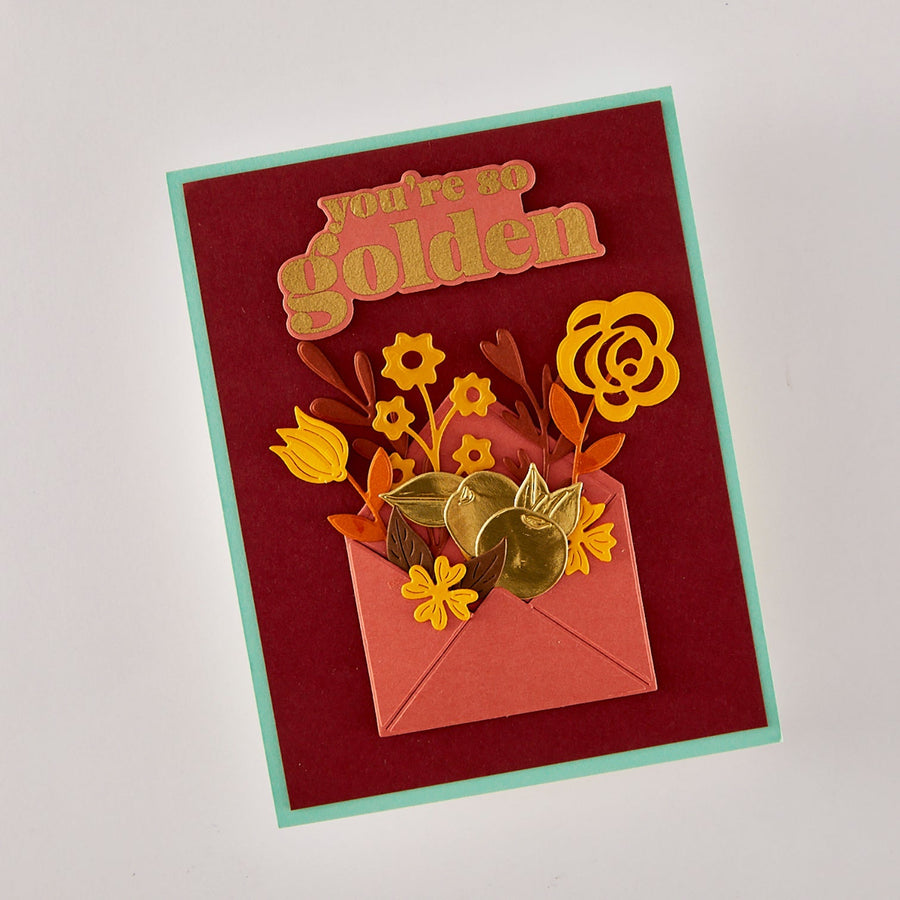 Fresh Take: Autumn Floral Envelope