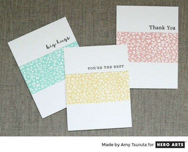 Garden Bold Print Card Set