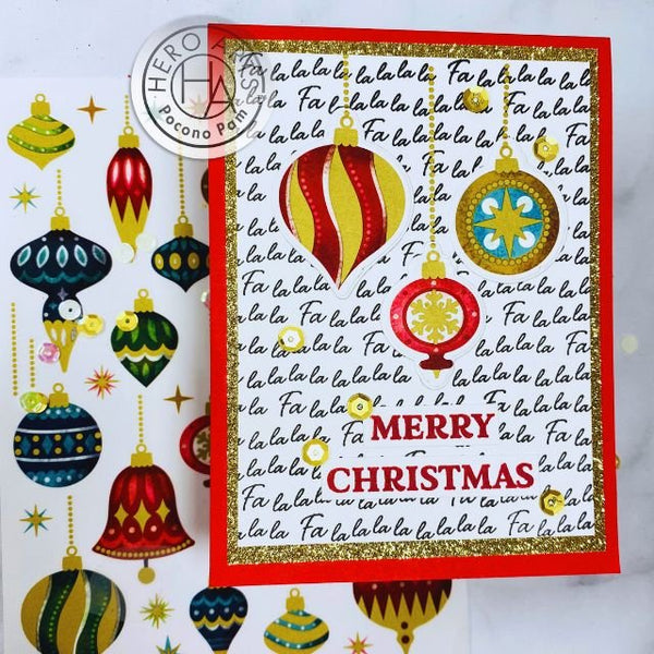 Gold Trim Christmas Ornaments