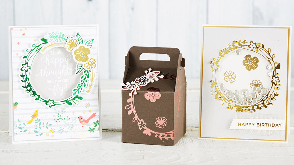 March 2019 Glimmer Hot Foil Kit of the Month is Here – Wreath
