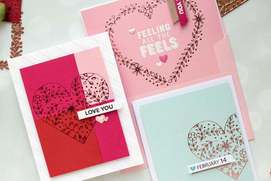 January 2019 Glimmer Hot Foil Kit of the Month is Here – My Love Grows