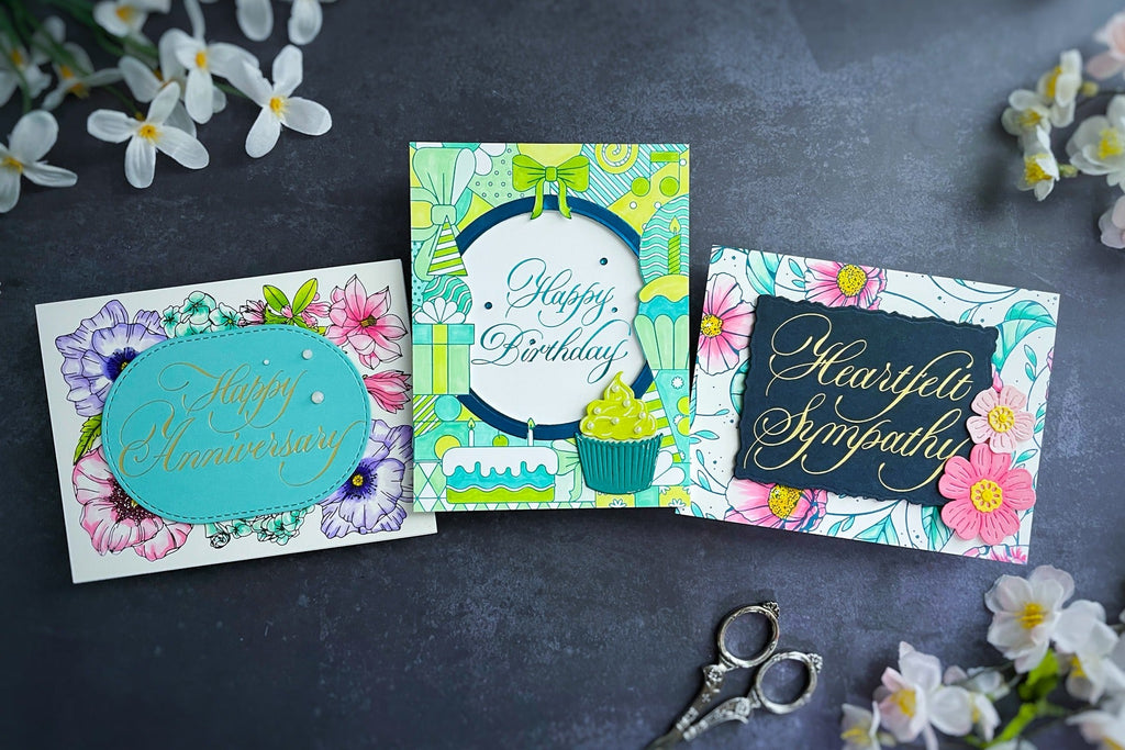 Beyond the Sentiment: Copperplate &amp; BetterPress Backdrops