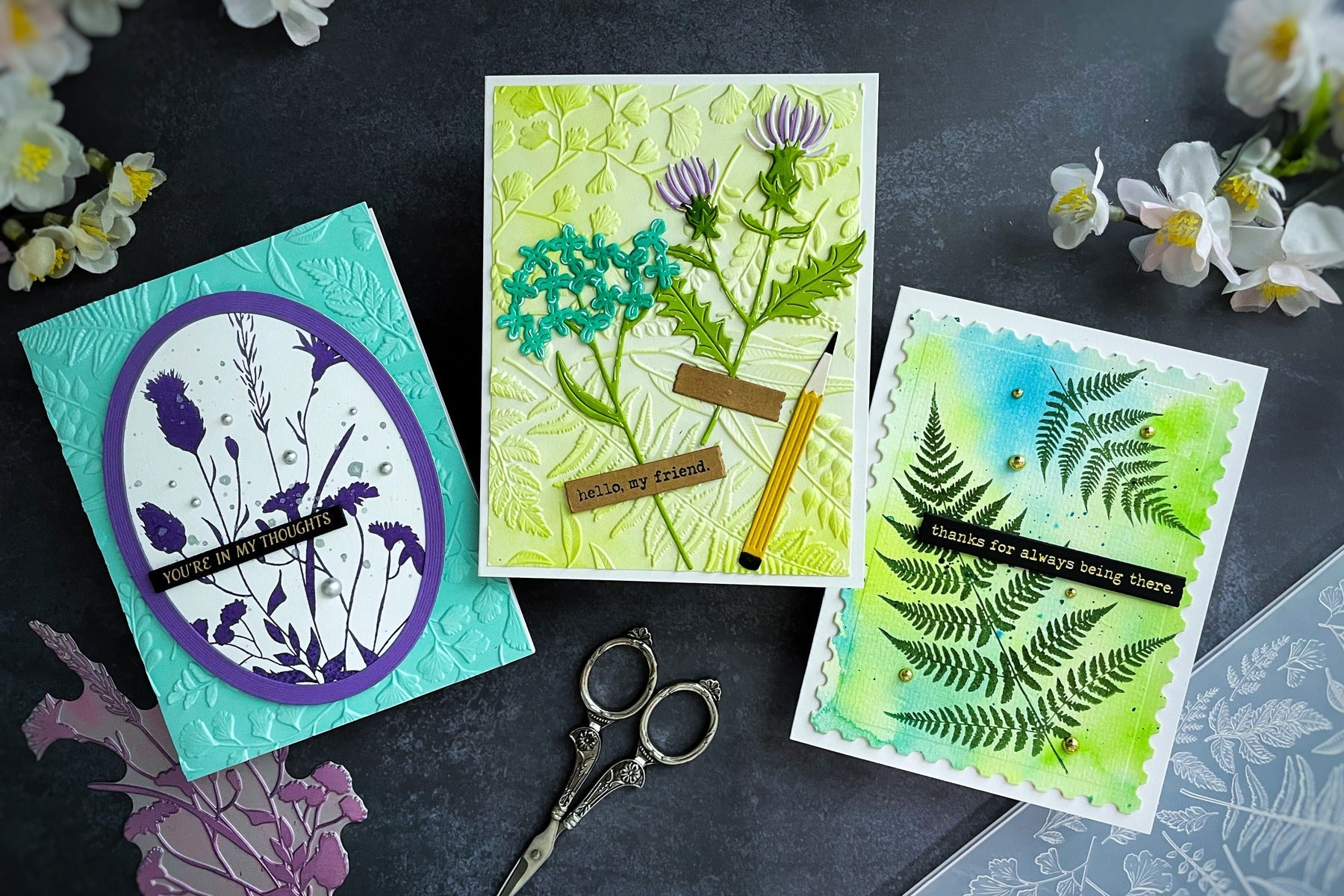 Pastel Tone Textures Cards with Field Notes Collection