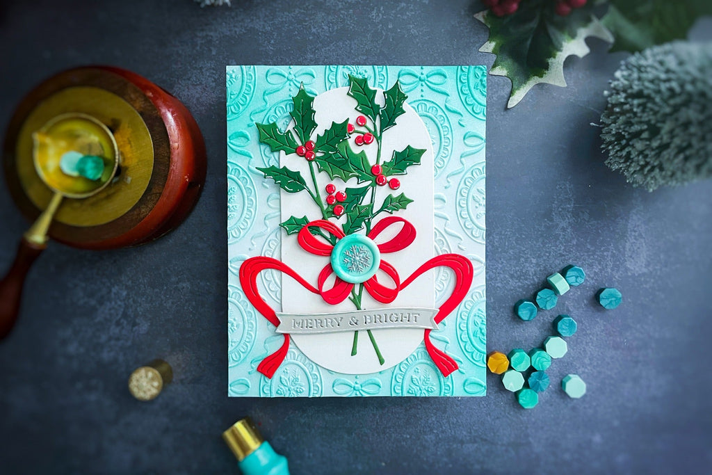 Step by Step Tutorial: Cardmaking with Mini Wax Seals