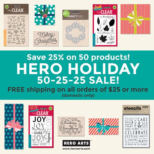Hero Holiday 50-25-25 Sale Starts Now!