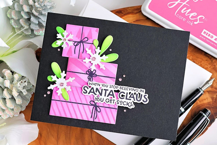 VIDEO: Ink Blending & Stenciling a Modern Christmas Card